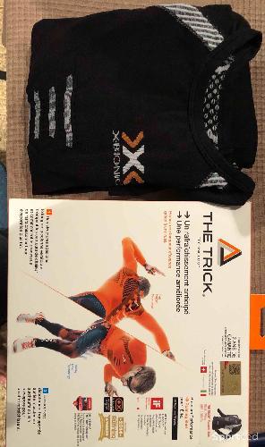 T-shirt X-Bionic Noir Manches longues XL