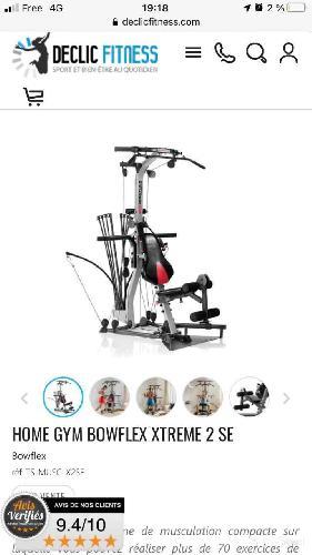 Banc complet de musculation HOME GYM BOWFLEX XTREME 2 SE