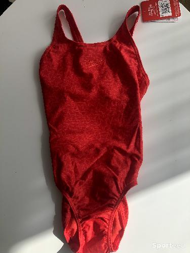 Water Polo - Maillot de natation femme coloris rouge - photo 4