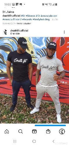 T shirt de sport death fit