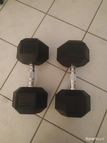 Haltères hexagonal 2x25kg