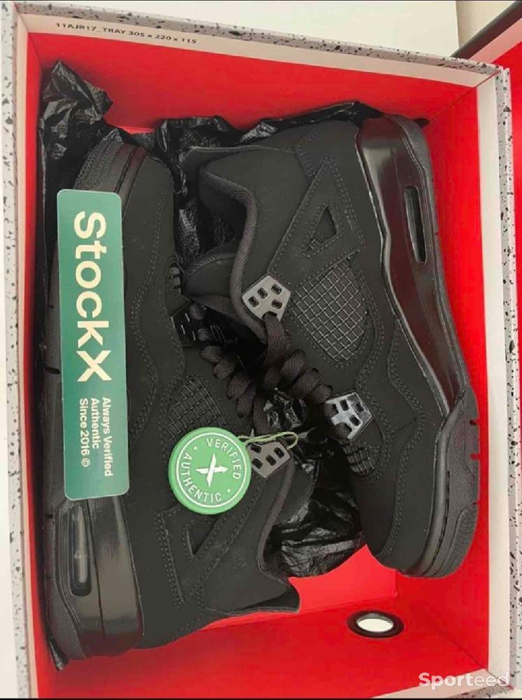 Sportswear - Jordan 4 rétro black cat 2020 (GS) - photo 3