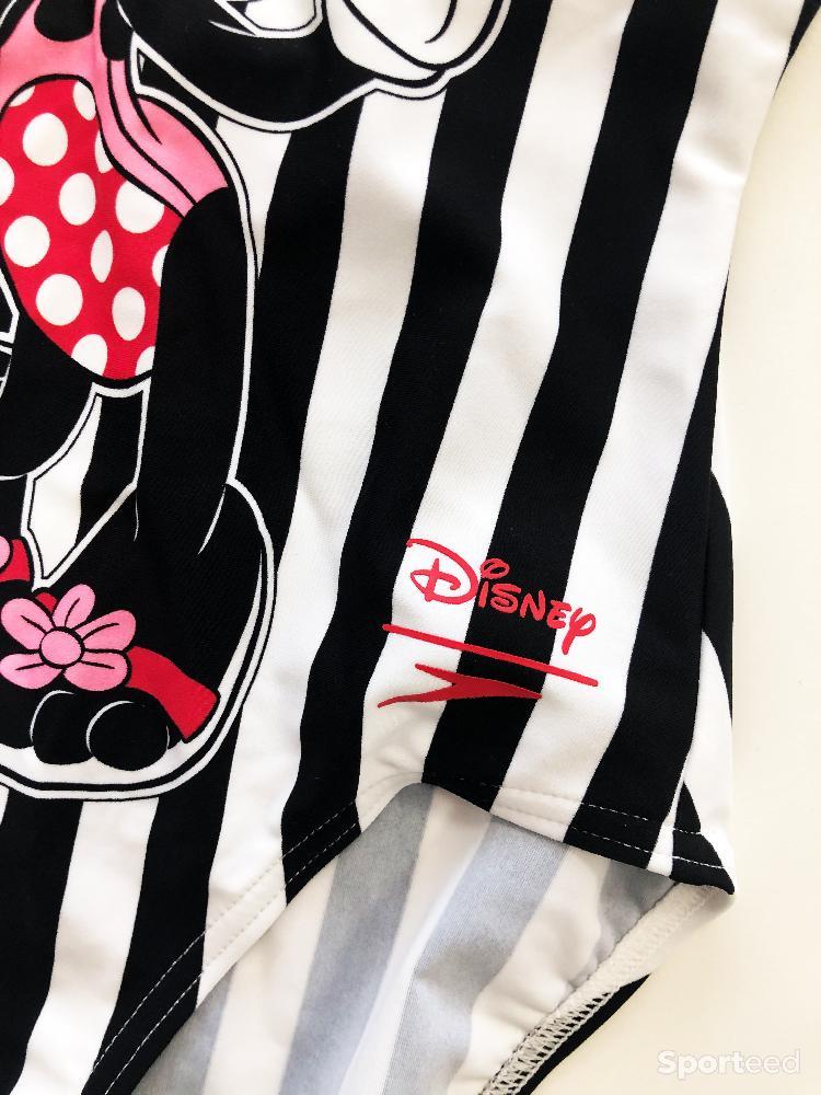 Sportswear - Maillot de bain 1 piece Collaboration Speedo et Disney noir rayé blanc Neuf avec etiquette - photo 3