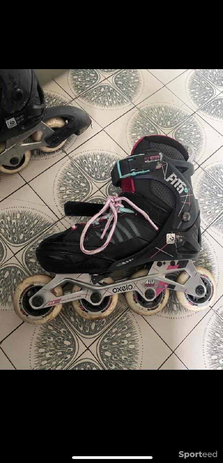 Roller SALOMON ARCH DR70 gris & noir femme (Taille 41) d'occasion :  Equipements