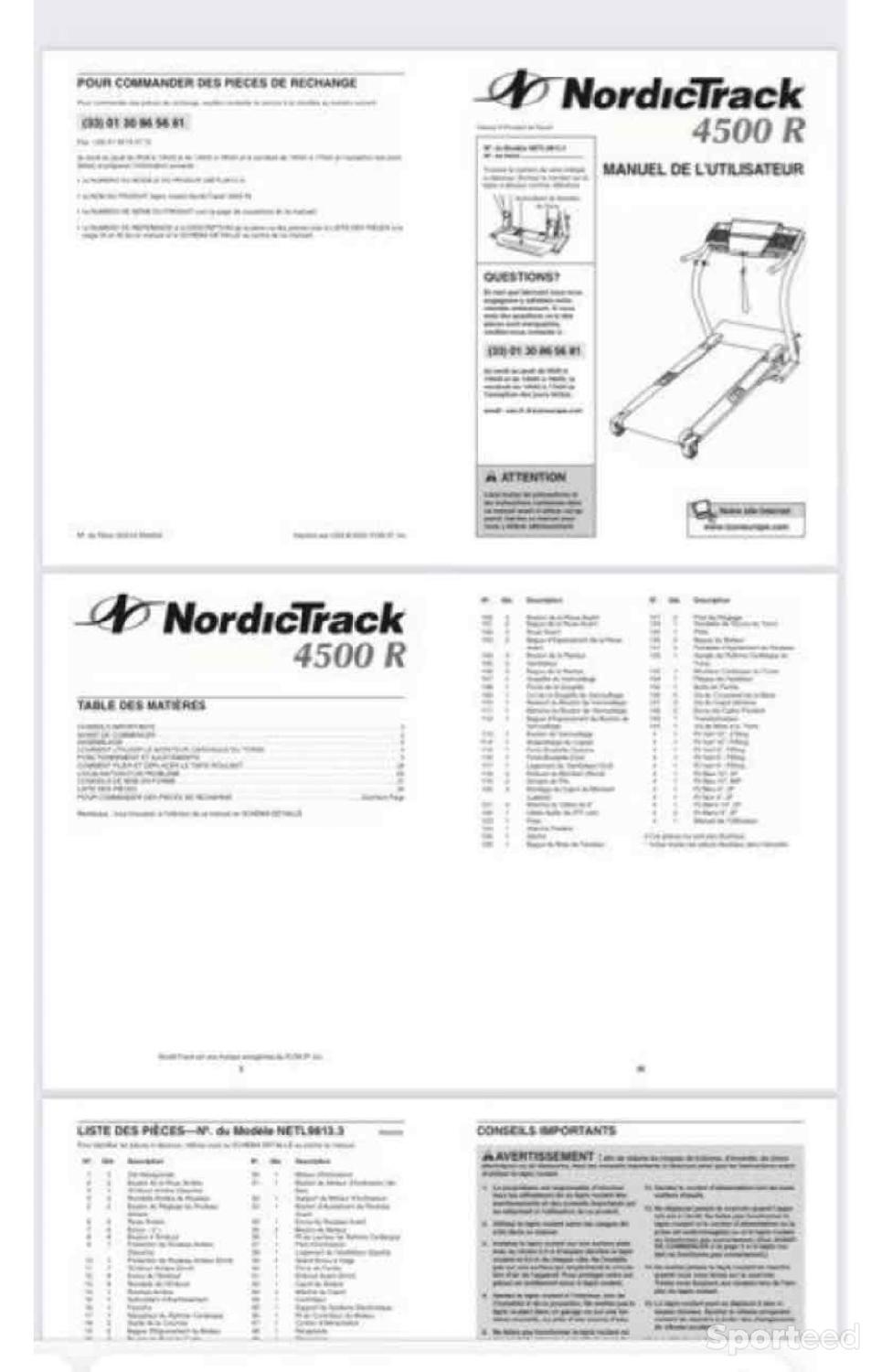 Nordictrack 4500r discount