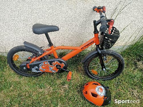 Vélo de course orange pour enfants 2 ans bicyclette d'apprentissage sans  pédales ECD GERMANY 490005722 Pas Cher 