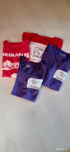 Lot de 5 tee shirts floques 