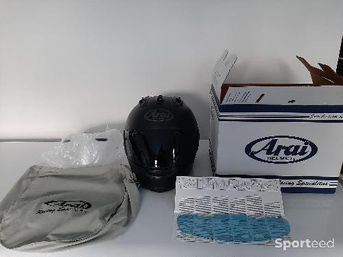 Moto route - Casque Arai rx7-v black frost  - photo 6