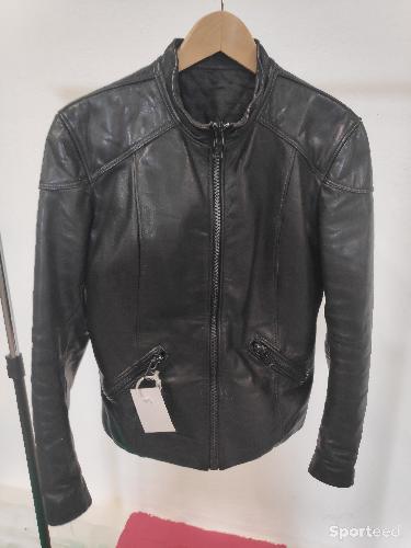 Moto route - Blouson Cuir DADA - photo 4