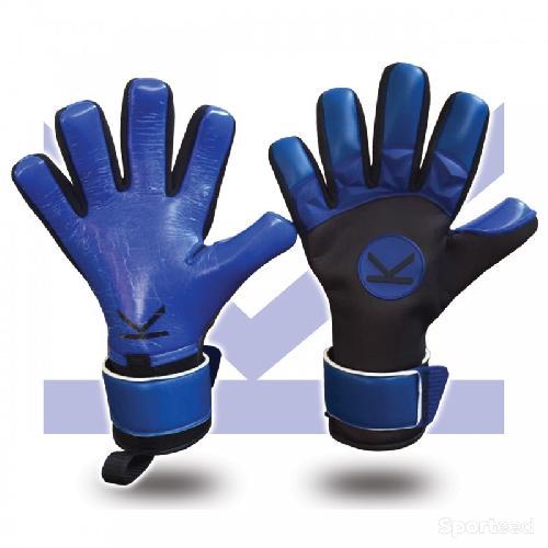 Gant de football Keeper Ekipement K1 Bleu et noir
