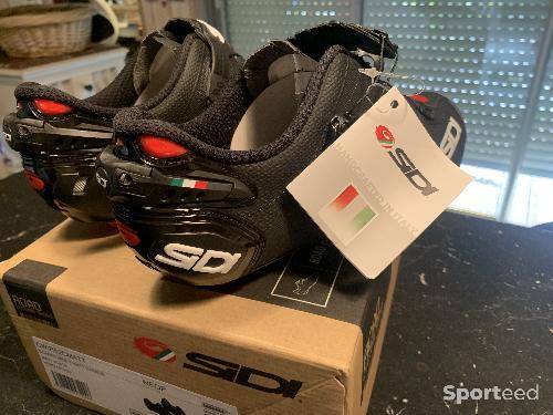 Vélo route - VENDS Chaussures SIDI WIRE 2 CARBON NOIRE NEUVE - photo 4