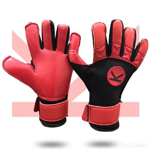Gant de football Keeper Ekipement K2 Rouge et noir