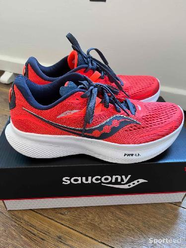 Course à pied route - Baskets running saucony ride 15  - photo 6