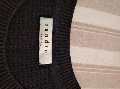 Sportswear - Sweat Sandro taille XS noir used collection toutes saisons  - photo 6