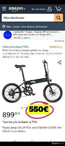 Vélo électrique fiido D4S