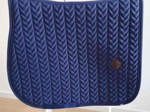 Equitation - Tapis kentucky fishbone bleu marine  - photo 5