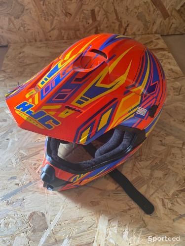 Moto cross - Casque de moto cross HJC enfant neuf  - photo 6