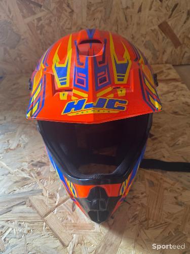 Moto cross - Casque de moto cross HJC enfant neuf  - photo 6