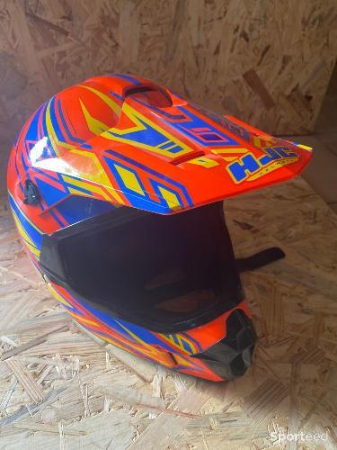 Moto cross - Casque de moto cross HJC enfant neuf  - photo 6