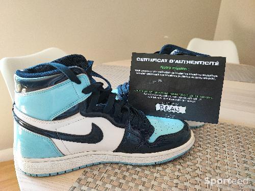 Danse urbaine / fitness - Air Jordan 1 Retro High UNC Patent  - photo 5