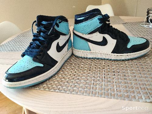 Danse urbaine / fitness - Air Jordan 1 Retro High UNC Patent  - photo 5