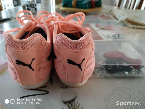 Athlétisme - Chaussures à pointes roses  - photo 6