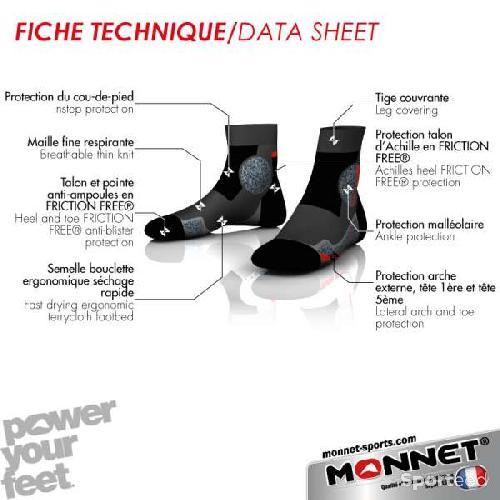 Randonnée / Trek - Chaussette de randonnée MONNET MID EXPERT (t35à46) - photo 6