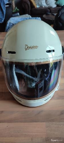 Moto route - Casque full face retro Origine Vega Distinguished White - photo 3