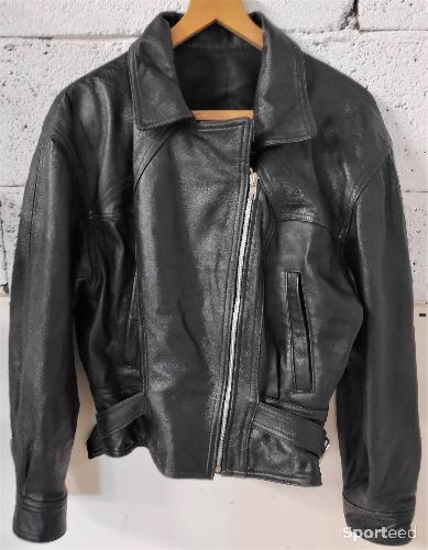 Moto route - Blouson Cuir Type Perfecto - photo 4