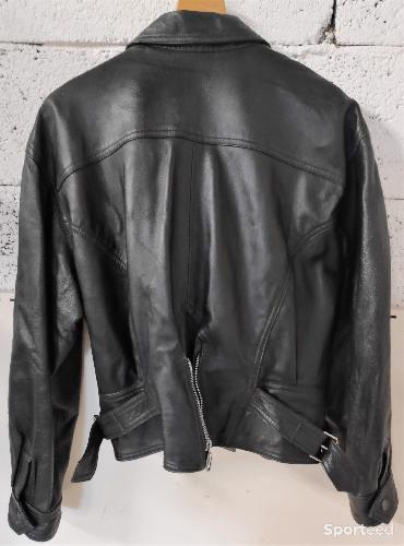 Moto route - Blouson Cuir Type Perfecto - photo 4