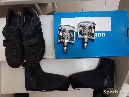 Pédales VTT / Chaussures VTT / Protection chaussures VTT