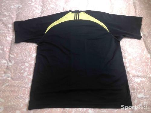 Tennis - T-shirt Adidas Climacool Noir et Jaune fluo T:L - photo 6