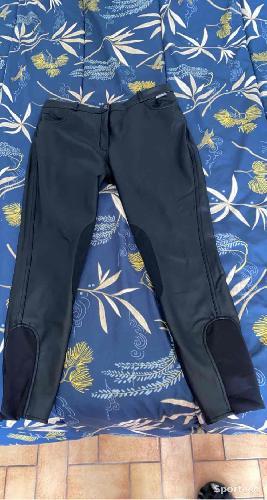 Equitation - Pantalon noir chaud et imperméable taille 44 - photo 3