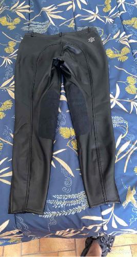 Equitation - Pantalon noir chaud et imperméable taille 44 - photo 3