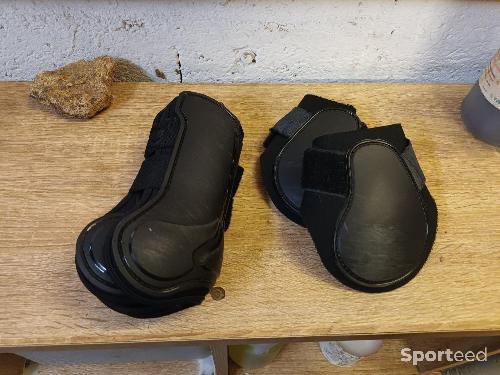 Guêtres et protege boulet noir