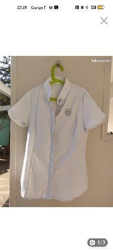 Equitation - Chemise de concours blanche  - photo 4