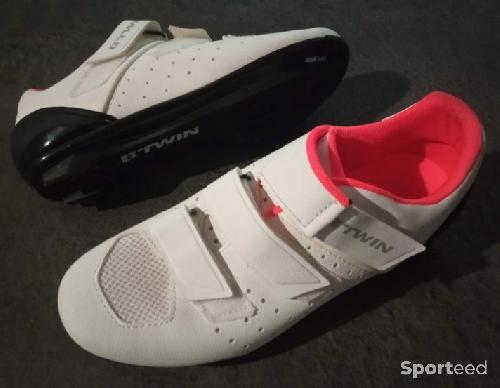 Chaussure vélo B’TWIN 500 blanche T42