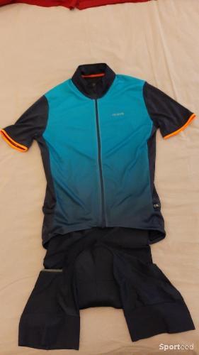 Maillot + cuissard pour vélo de route et gravel
