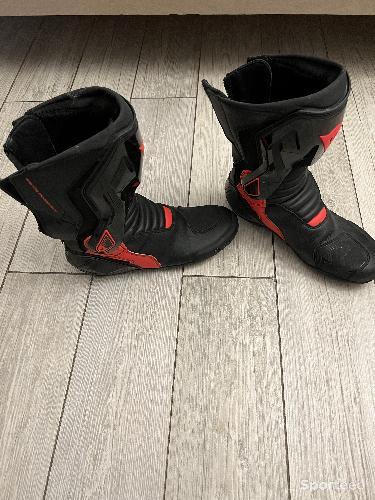 Moto route - Bottes Nexus 628 noir rouge - photo 3