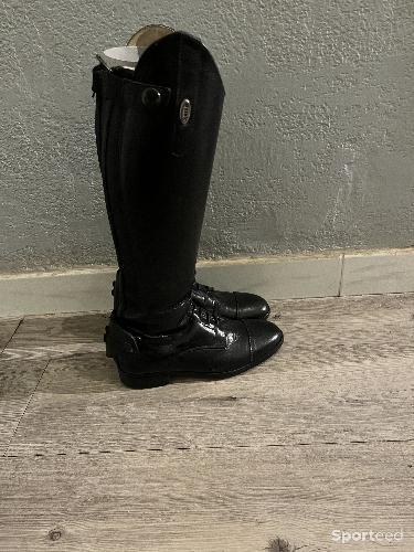 Equitation - Bottes cuir enfant  - photo 4