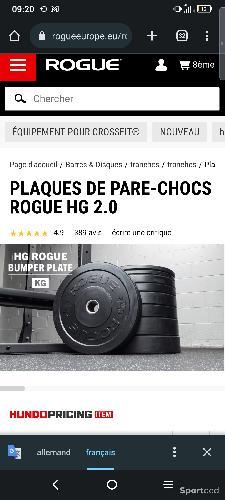 CrossFit - Bumpers rogue  - photo 4