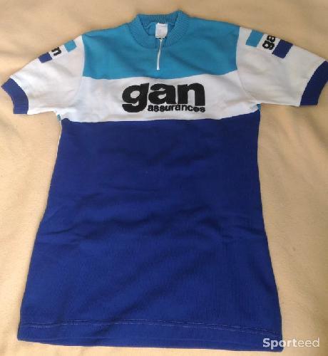 Vélo route - Maillot cyclisme vintage Gan - photo 6