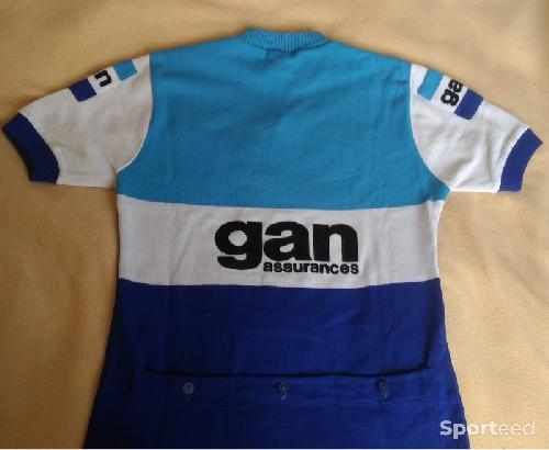 Vélo route - Maillot cyclisme vintage Gan - photo 6