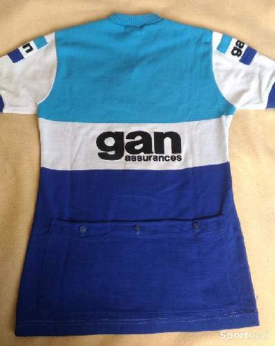 Vélo route - Maillot cyclisme vintage Gan - photo 6