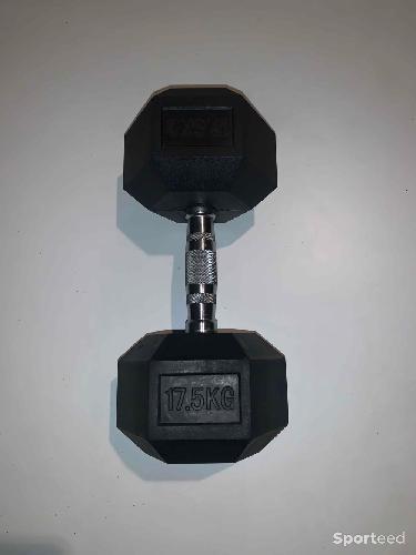 Haltère hexagonal 17,5kg