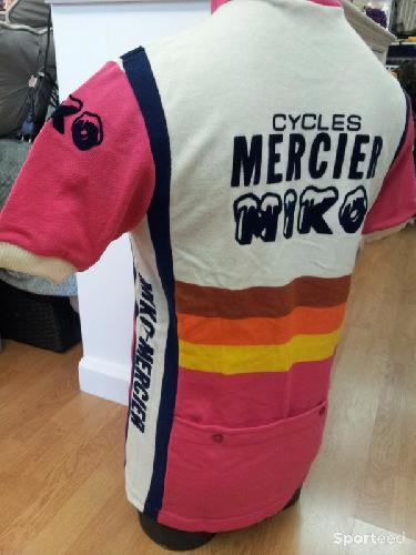 Vélo route - Maillot cyclisme vintage Mercier - photo 6