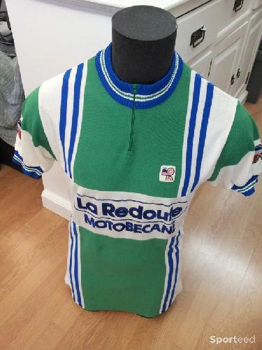 Vélo route - Maillot cyclisme vintage La Redoute - photo 5