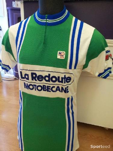 Vélo route - Maillot cyclisme vintage La Redoute - photo 5