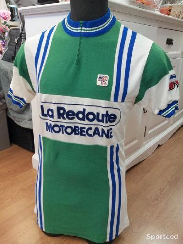 Vélo route - Maillot cyclisme vintage La Redoute - photo 5