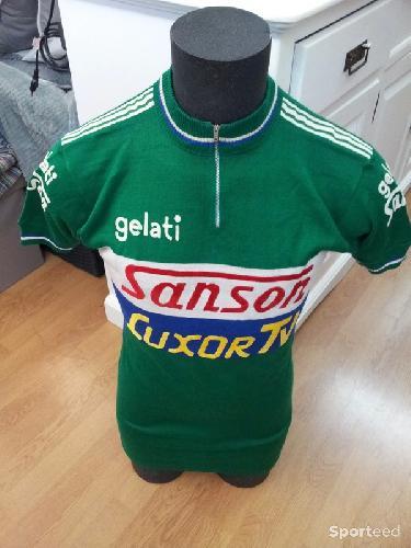 Vélo route - Maillot cyclisme vintage Sanson - photo 5